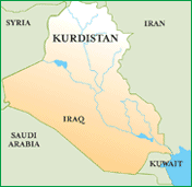 Kurdistan - map
